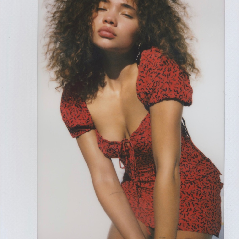 Realisation par Venus dress red squiggle size small